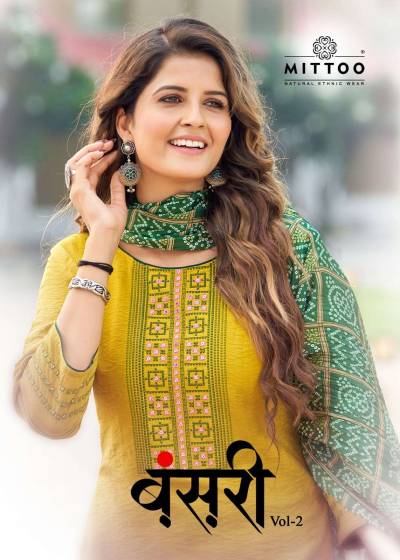 Bansari Vol 2 By Mittoo Designer Readymade Salwar Kameez Collection